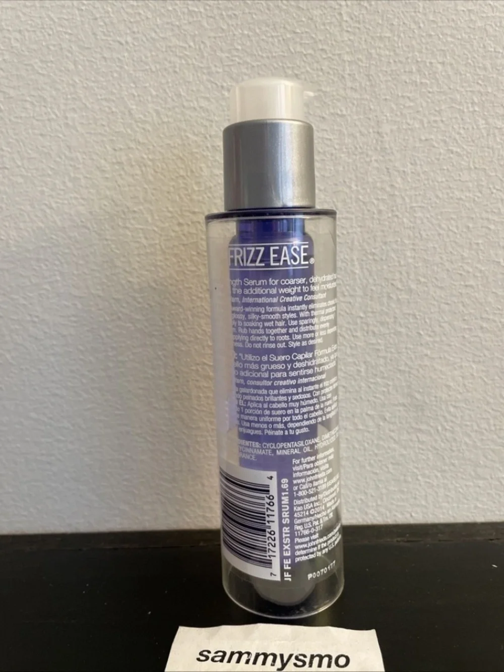John Frieda Frizz Ease Extra Strength Serum 1.69 oz. discontinued See Descript